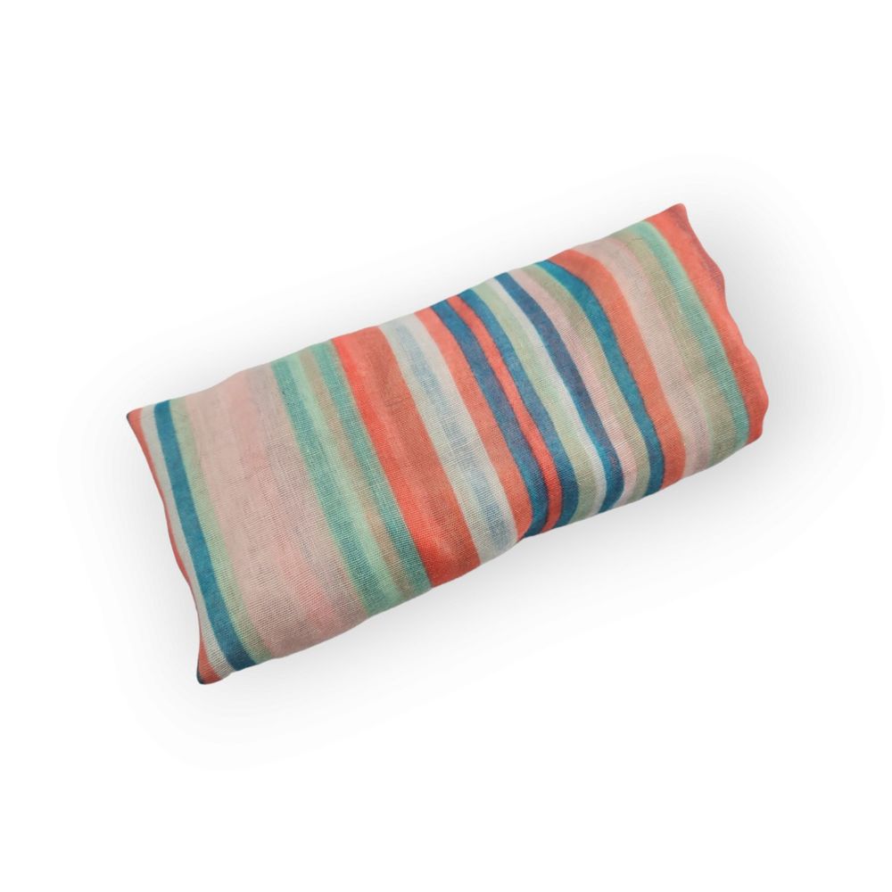 Infinity Scarf One Size Multicolor Striped Knit Lightweight Sheer Bohemian